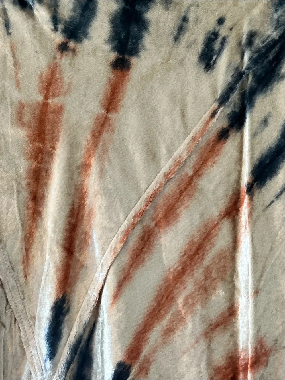 Free People Tie-Dye Maxi Skirt in Cream, Black, Rust